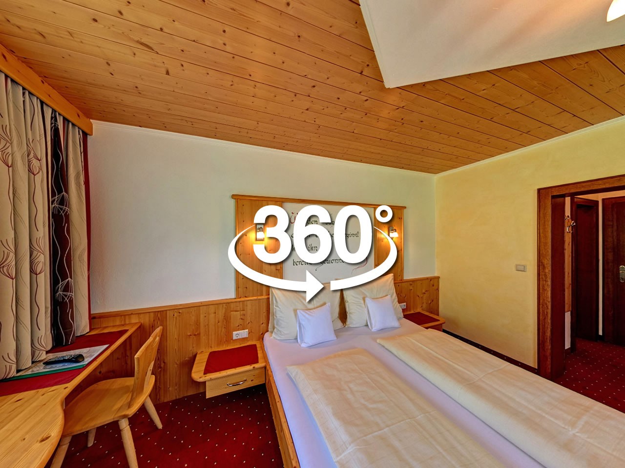 Doppelzimmer in der Frühstückspension Klockhof